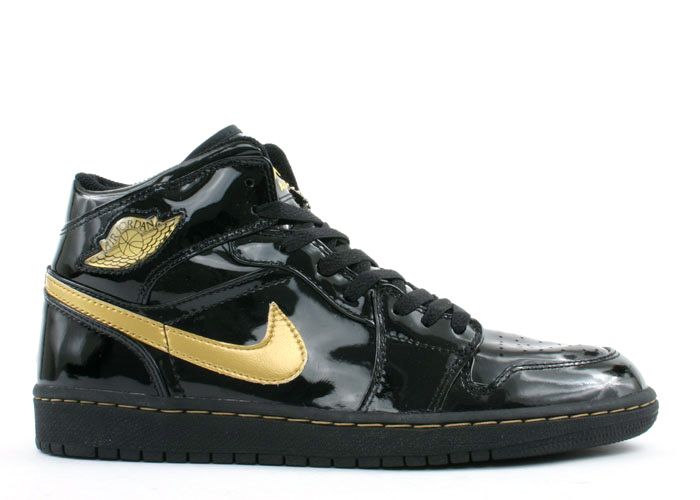 Air Jordan 1 Black / Metallic Gold 2003