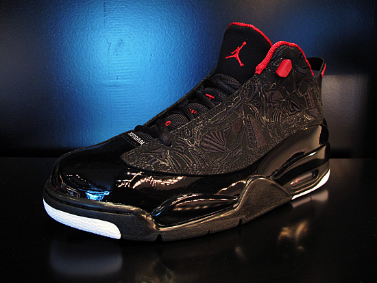 Air Jordan Dub Zero Black / Varsity Red - White