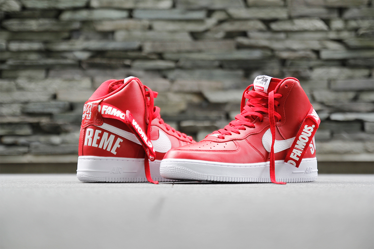 Nike Air Force 1 High Supreme Red