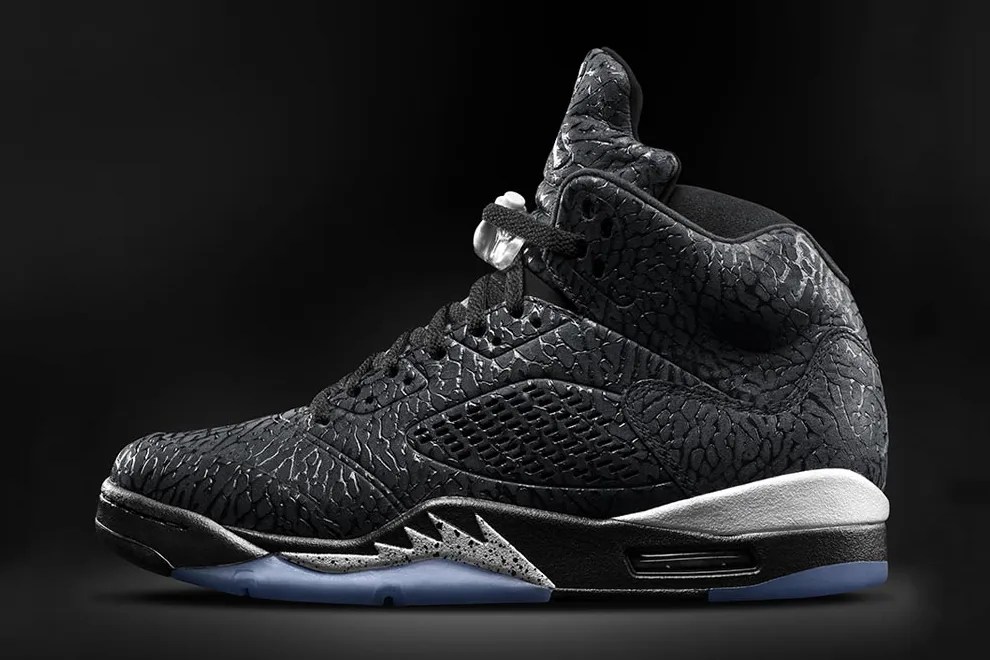 Air Jordan 3Lab5 Black / Metallic Silver