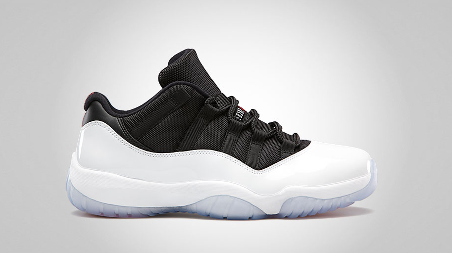 Air Jordan 11 Low White / Black - True Red