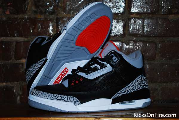 Air Jordan 3 Black / Cement Grey (Countdown Pack)