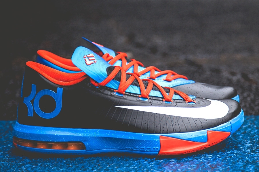 Nike KD 6 Away Black / Orange - Blue