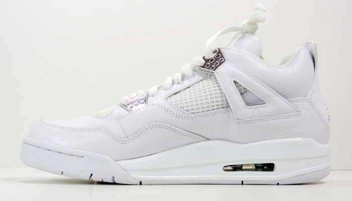Air Jordan 4 Pure Money (White / Metallic Silver)