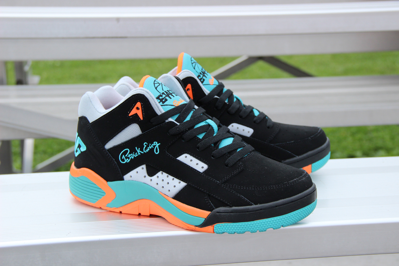 Ewing Wrap Black / Teal - Orange