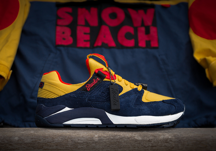 Packer Shoes x Saucony Grid 9000 Snow Beach