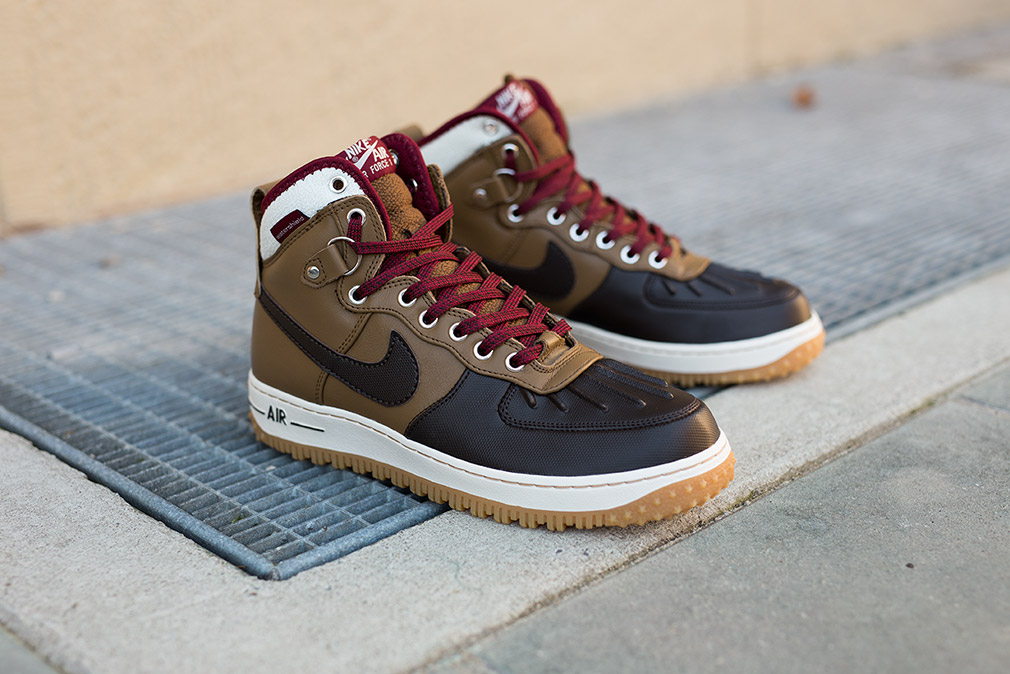 Nike Air Force 1 Duckboot Velvet Brown